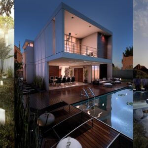 3D VİLLA ÇİZİMİ 3