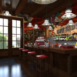 3D Cafe Design 2